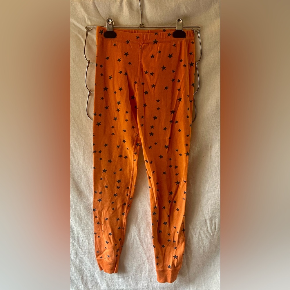 Hanna Andersson Orange Blue Starry Kids Pajamas Bottoms 10 Stars